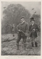 King Edward VII Pheasant-Shooting at Cranbourne Tower, near Windsor, 12 November